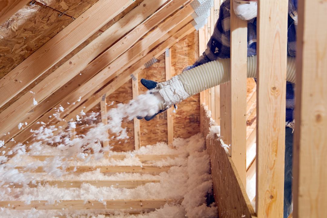Blown-In Fiberglass Insulation Perfect for Older Homes